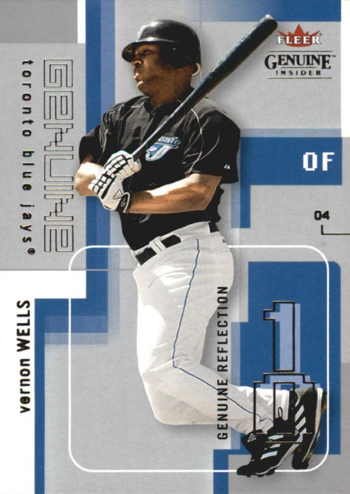 Vernon Wells #8 2004 Fleer Genuine Insider Baseball
