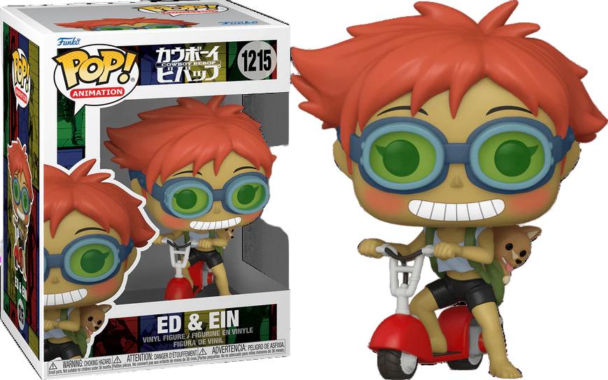 Ed & Ein #1215 Cowboy Bebop Funko Pop box and figure