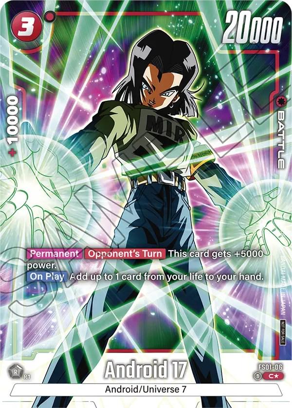 Android 17 FS01-06 Dragon Ball Fusion World Judge Promo