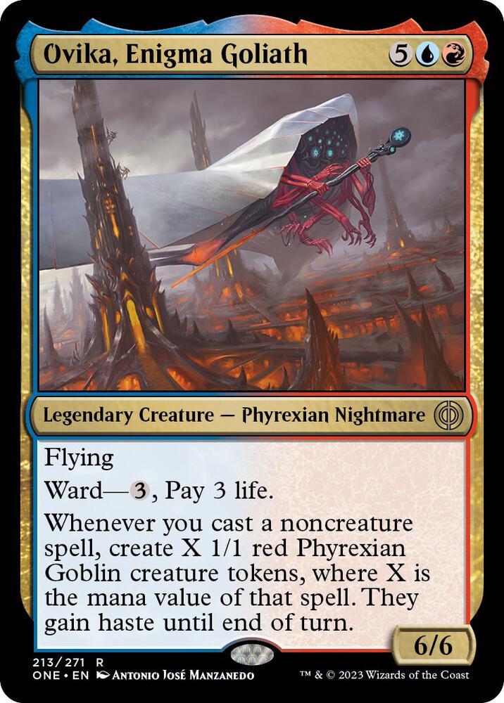 Ovika, Enigma Goliath #213 Magic Phyrexia: All Will Be One