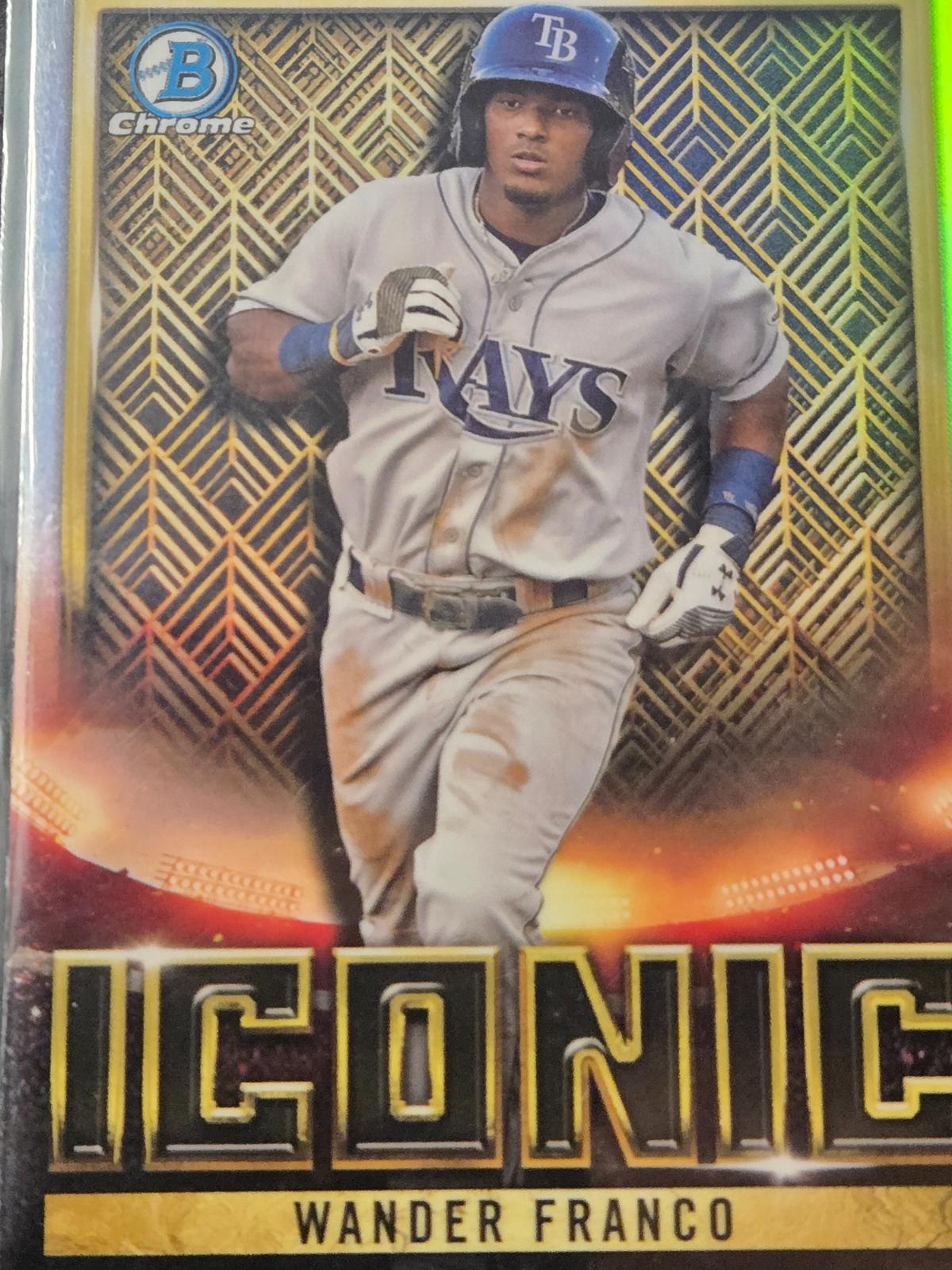 Wander Franco #BI-11 Baseball Cards 2023 Bowman Chrome Iconic