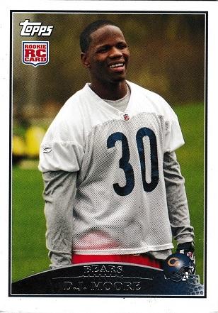 D.J. Moore #359 Football Cards 2009 Topps