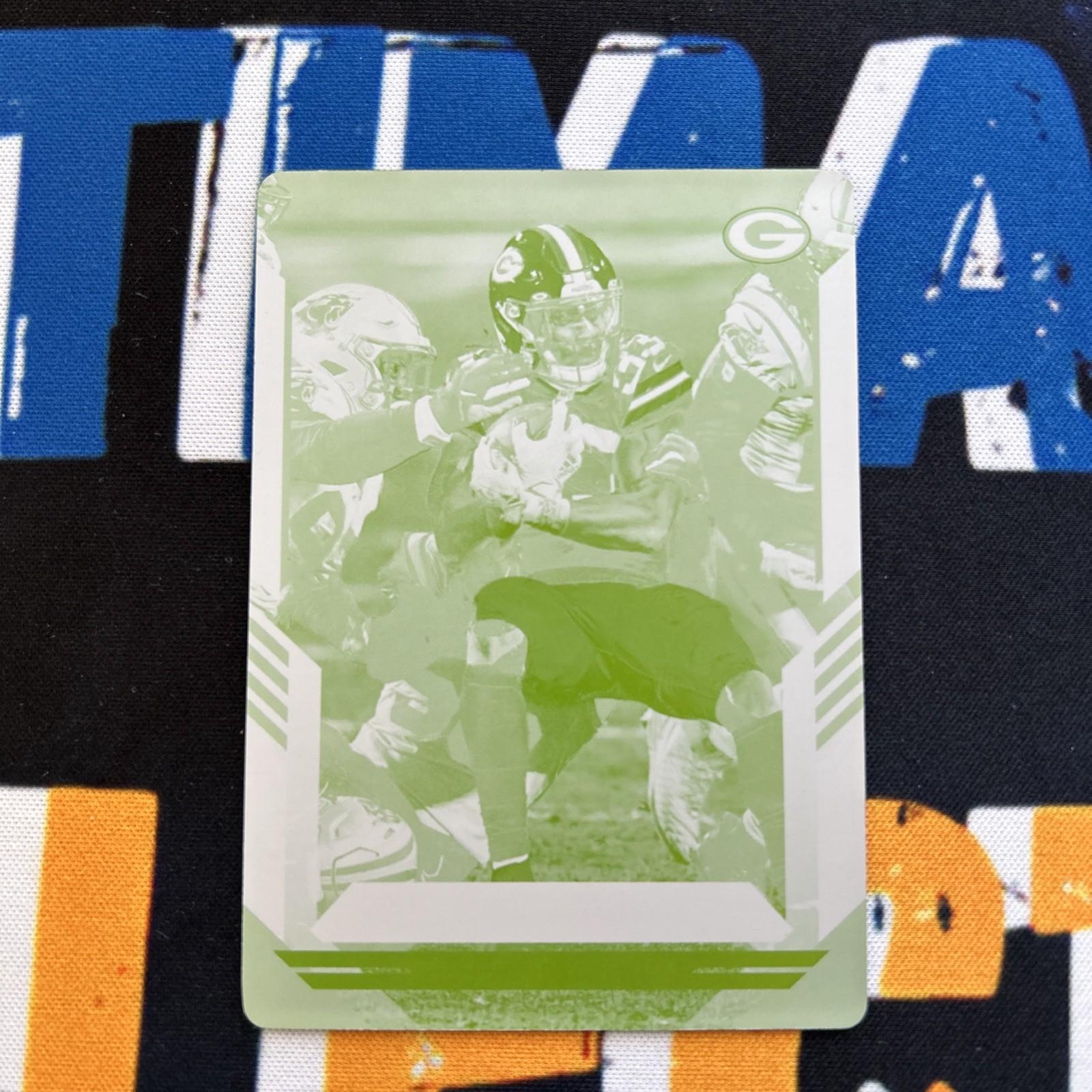 Aaron Jones [Printing Plate] #139