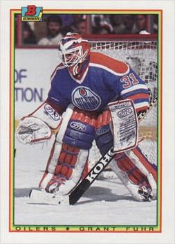 Grant Fuhr #189 1990-91 Bowman Hockey
