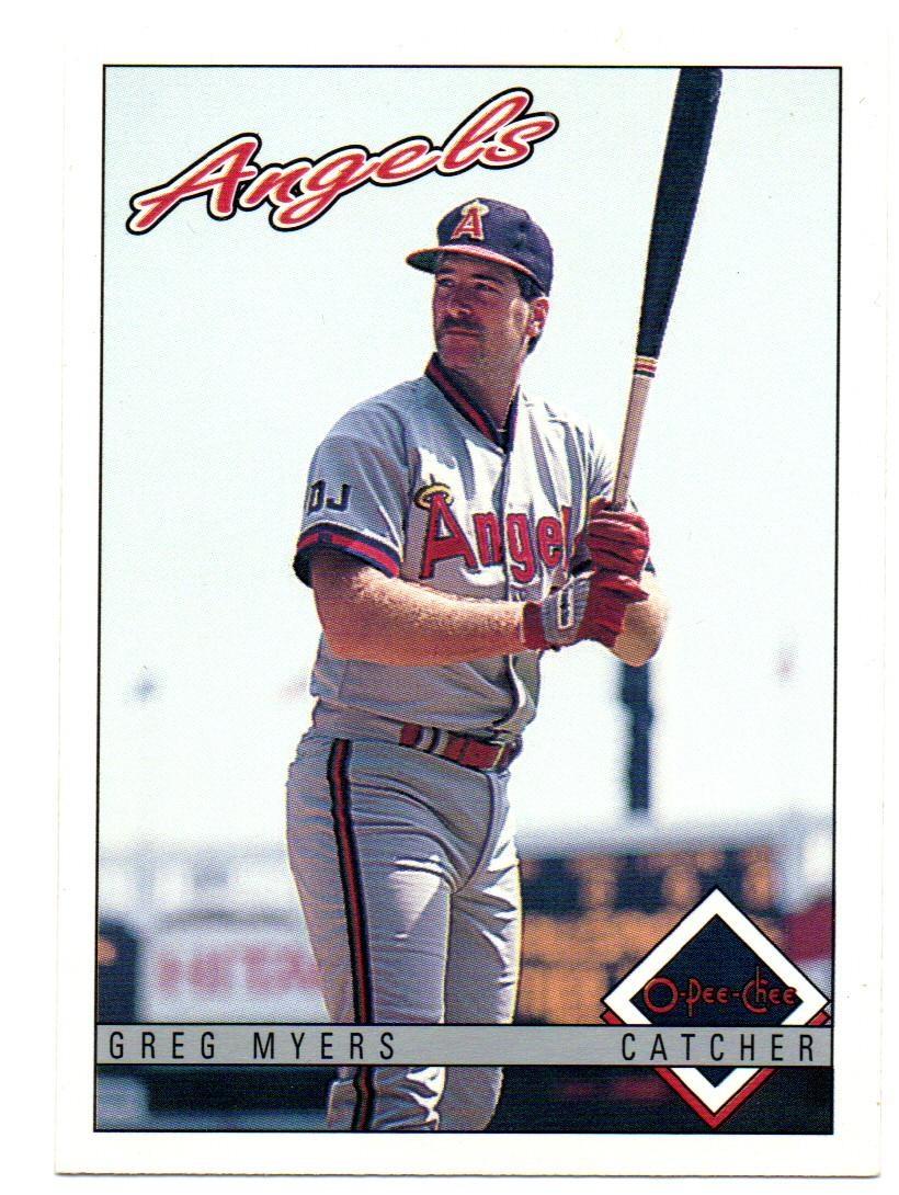 Greg Myers #241 1993 O-Pee-Chee Baseball