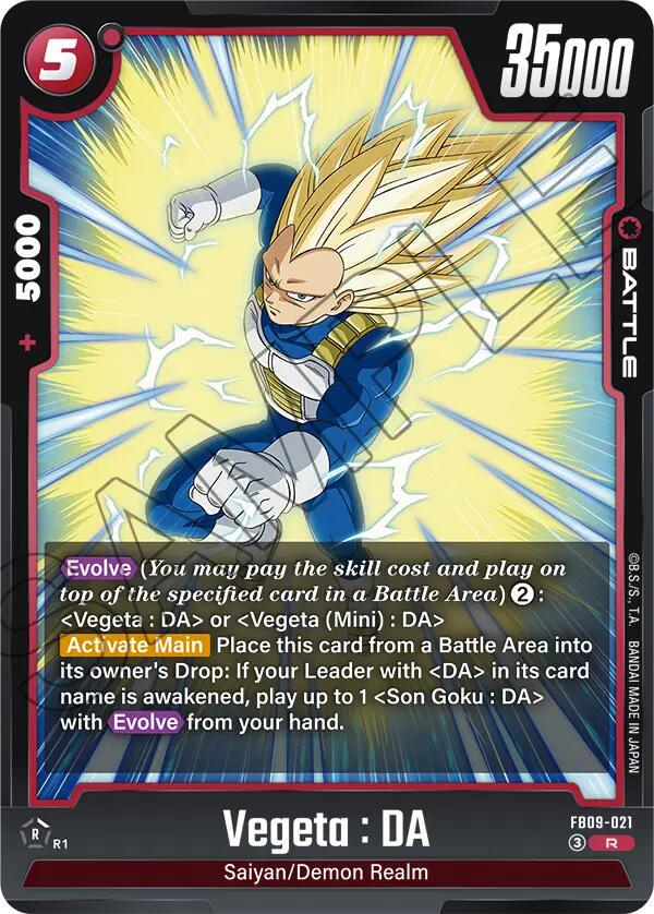 Vegeta: DA FB09-021 Prices | Dragon Ball Fusion World Dual