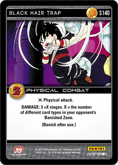 Black Hair Trap S140 Dragon Ball Z Awakening