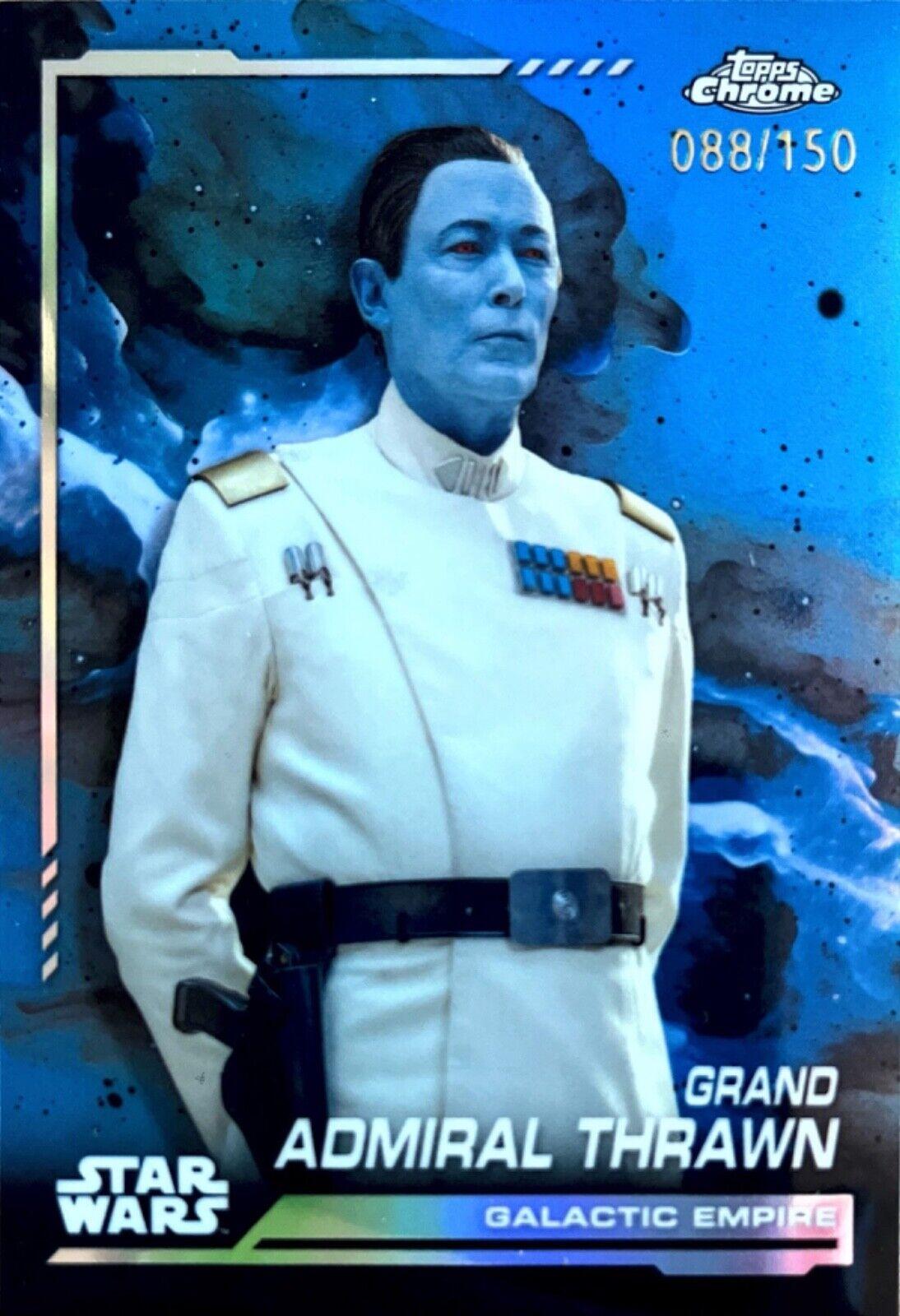 Grand Admiral Thrawn [Blue Refractor] #4 Prices | Star Wars 2024 Topps ...