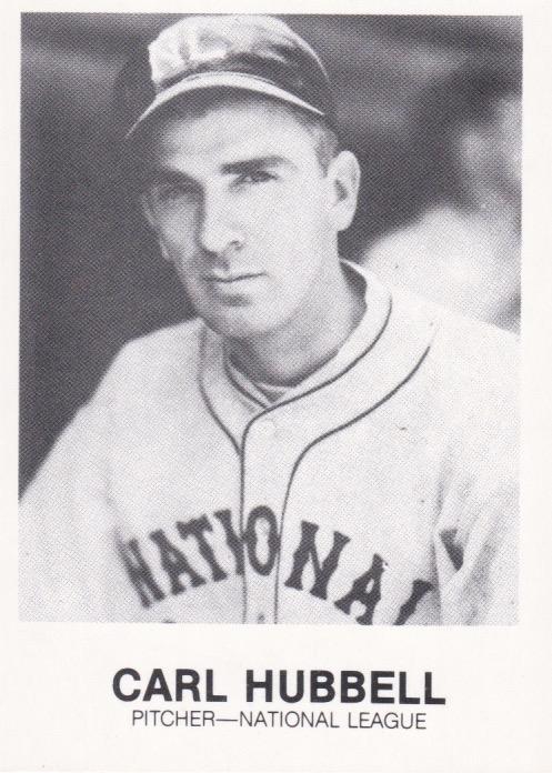 Carl Hubbell #16 1983 Tcma Renata Galasso 1933 All Stars Baseball