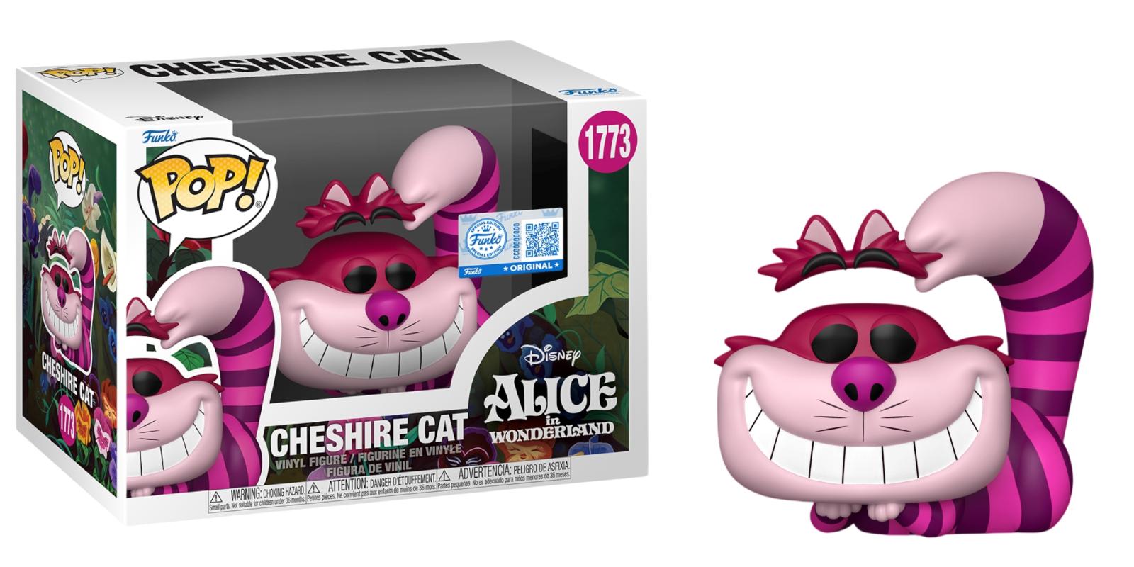 Cheshire Cat #1773 Alice in Wonderland Funko Pop box and figure