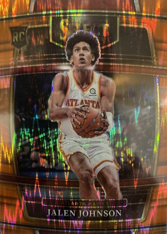 2021 Jalen Johnson [Orange Flash Prizm] #17