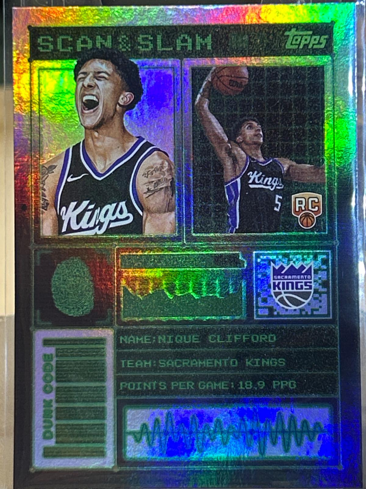 2025 Topps Scan and Slam Nique Clifford #SS-49 card