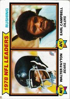 Walter Payton, Earl Campbell
