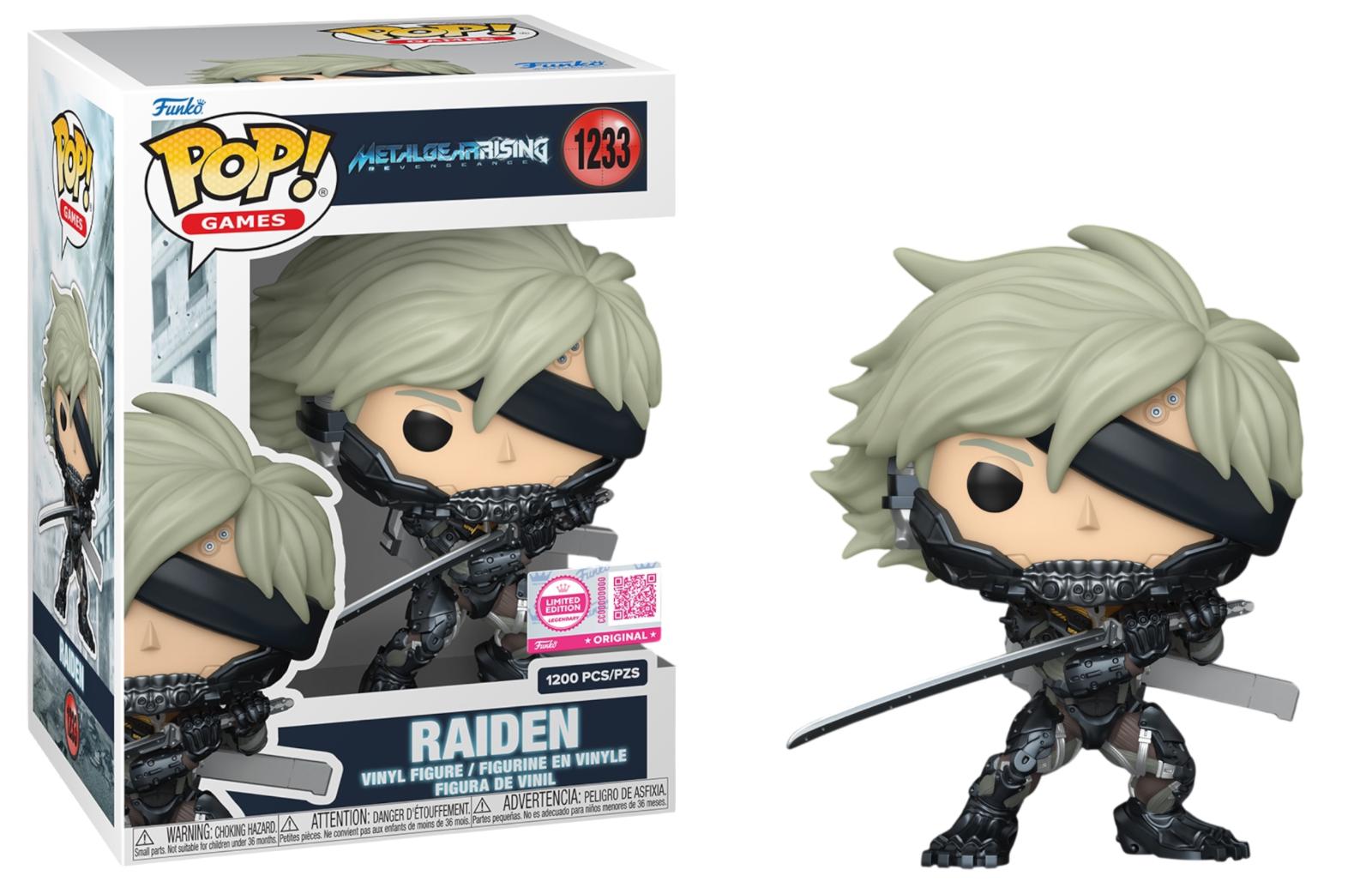 Raiden #1233 Metal Gear Funko Pop box and figure