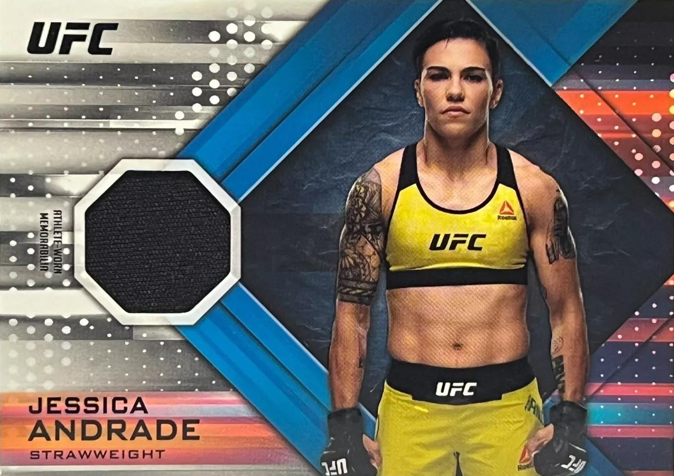 Jessica Andrade #KR-JA Ufc Cards 2019 Topps UFC Knockout Relics