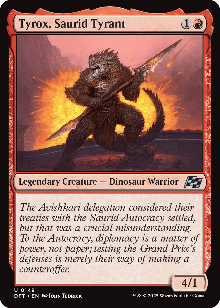 Tyrox, Saurid Tyrant [Foil] condition prices