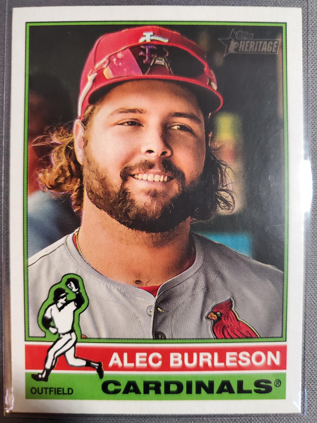 Alec Burleson #98 Baseball Cards 2025 Topps Heritage
