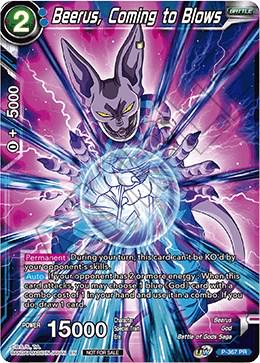 Beerus, Coming to Blows P-367 Dragon Ball Super Divine Multiverse Release Promos