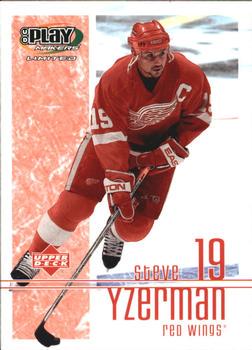 Steve Yzerman #38 2001 UD Playmakers Hockey
