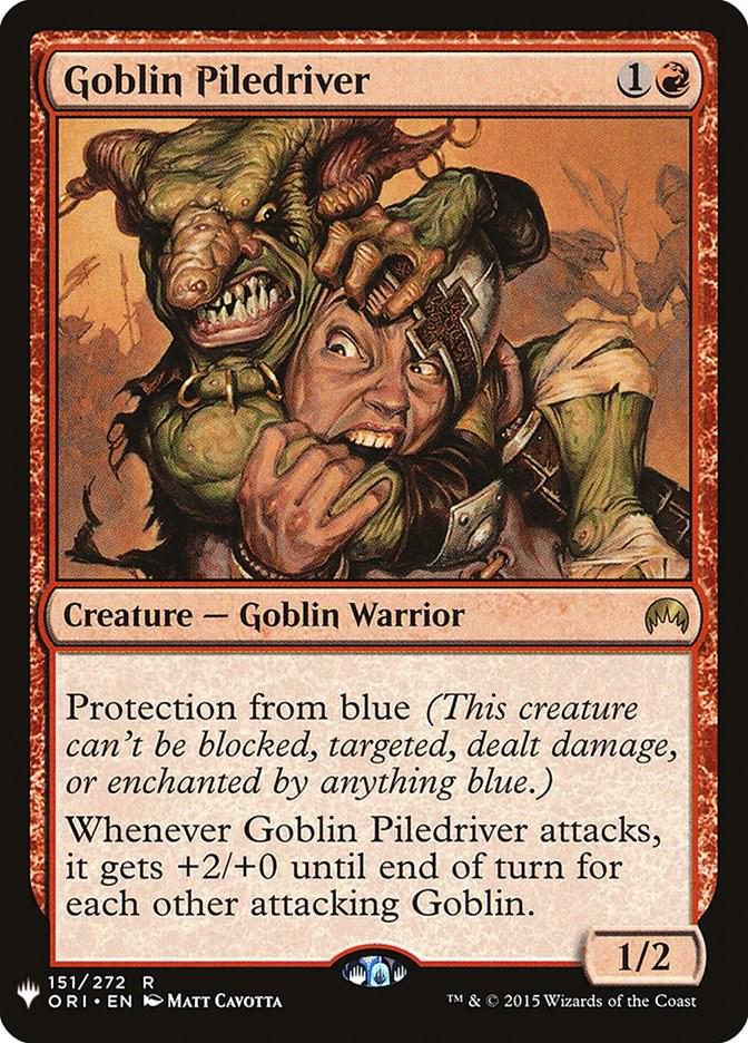 Goblin Piledriver #151 Magic The List Reprints