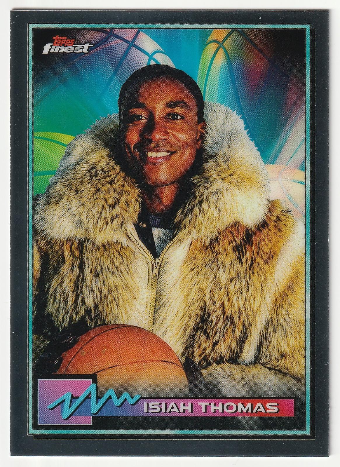 Isiah Thomas #11 Basketball Cards 2021 Topps Finest