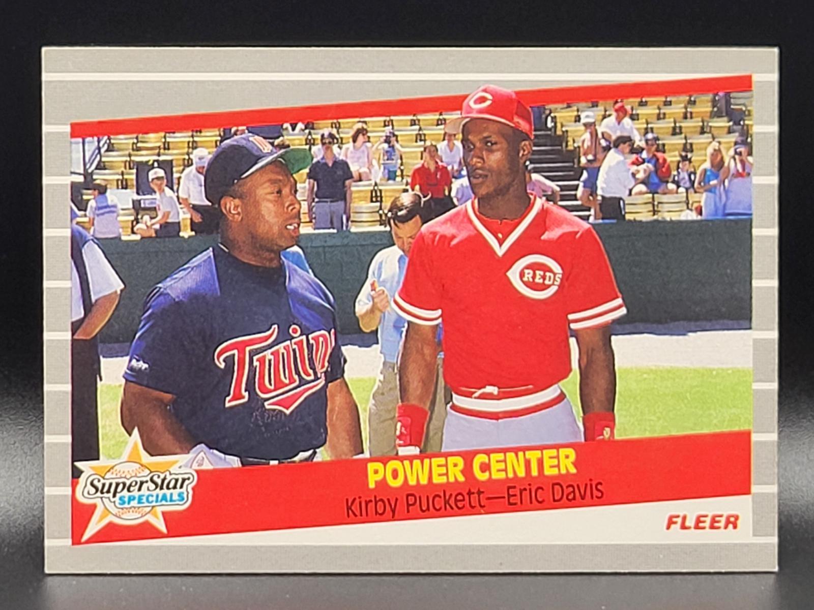 1989 Power Center: Kirby Puckett, Eric Davis #639