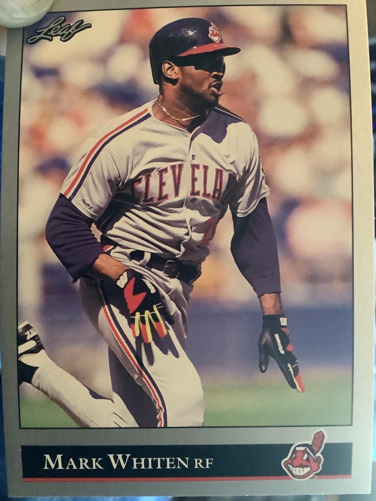 Mark Whiten #334 Baseball Cards 1992 Leaf