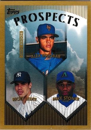 Alex Escobar, Ricky Ledee, Mike Stoner #206 Baseball Cards 1999 Topps