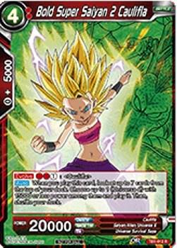 Bold Super Saiyan 2 Caulifla TB1-012 Dragon Ball Fusion World Promos