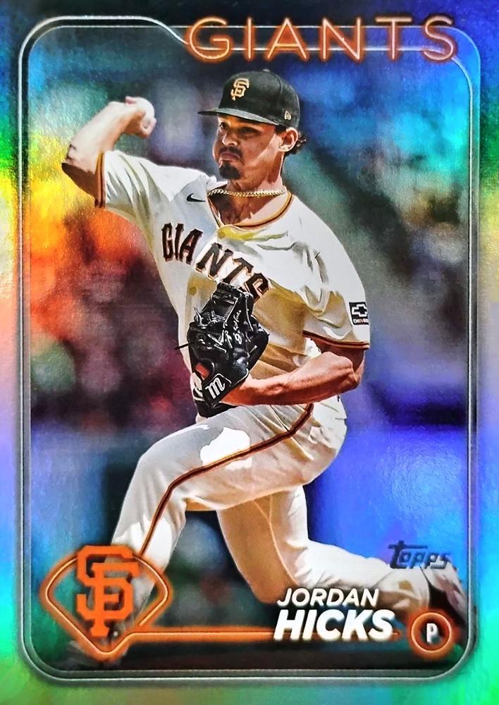 Jordan Hicks [Rainbow Foil] #US287
