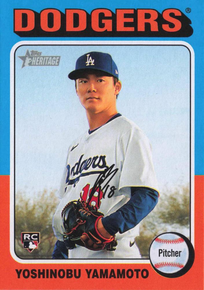 Yoshinobu Yamamoto #553 Prices [Rookie] | 2024 Topps Heritage