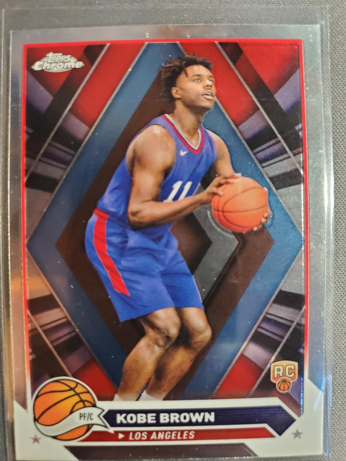 Kobe Brown #18 Basketball Cards 2023 Topps Chrome