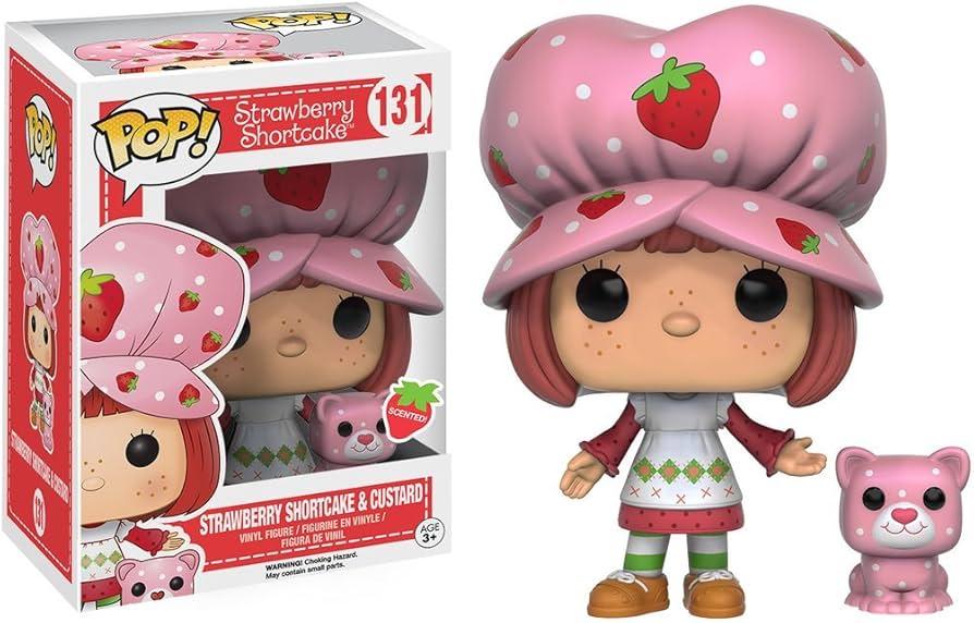 Strawberry Shortcake & Custard #131 Strawberry Shortcake Funko Pop Scented box and figure