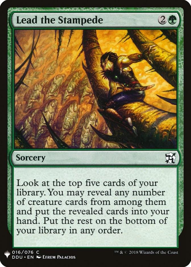 Lead the Stampede #16 Magic The List Reprints