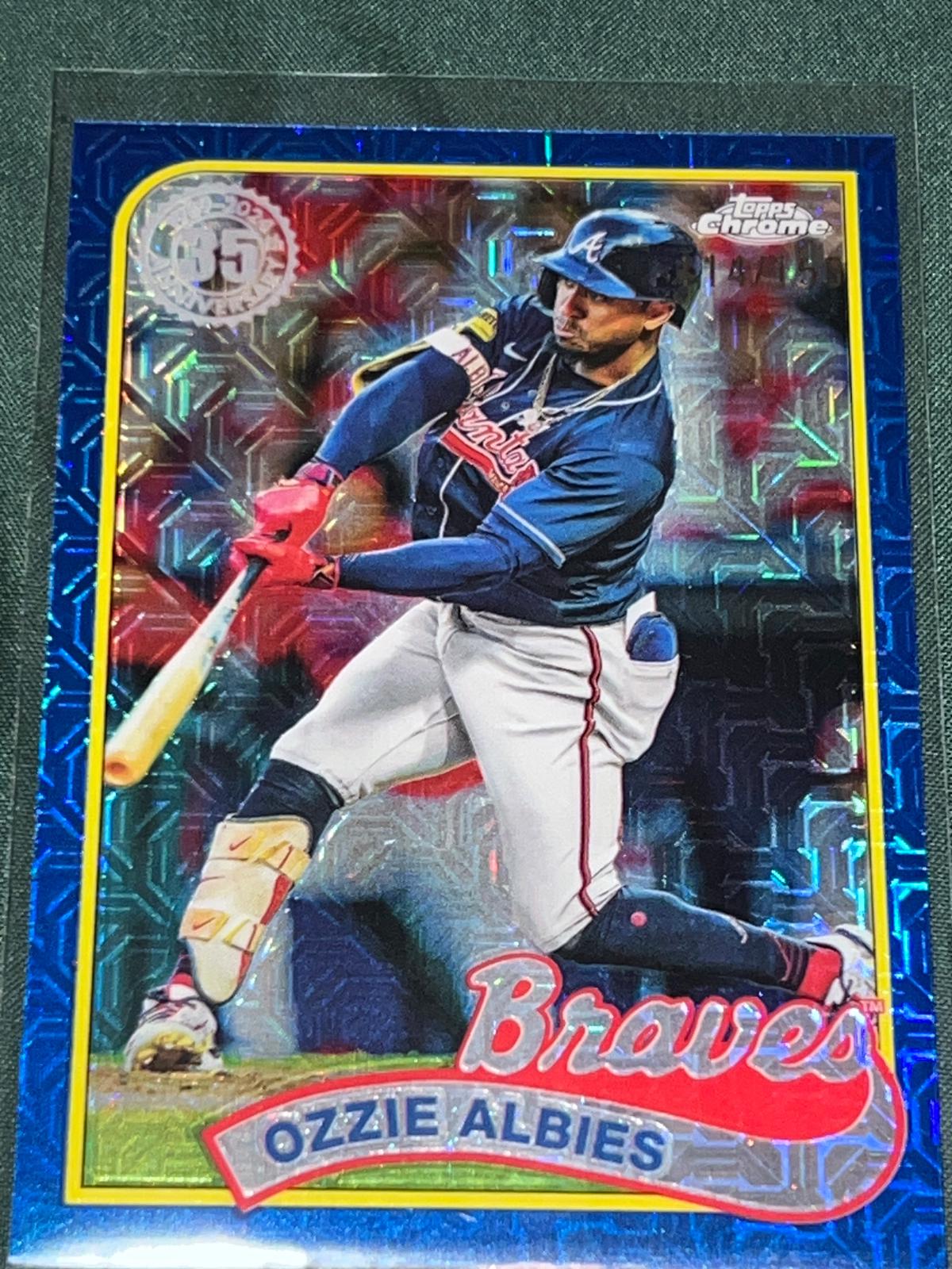 Ozzie Albies [Blue] #T89CU-83