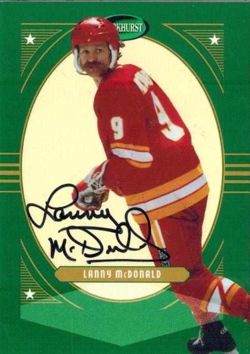 Lanny McDonald #PA-19 2001-02 Parkhurst Hockey Autographs