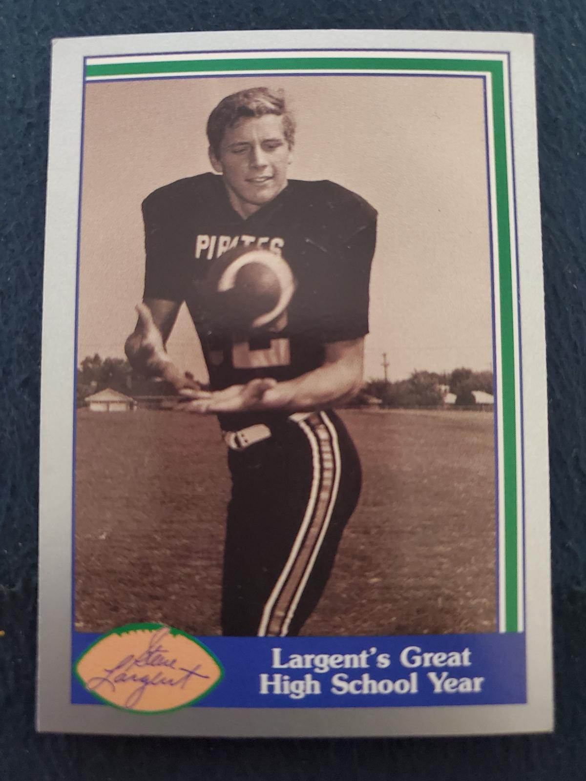 Largent's Great High School Year #6 Football Cards 1989 Pacific Steve Largent