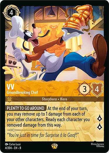 Goofy - Groundbreaking Chef #4 Lorcana Reign of Jafar