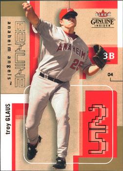 Troy Glaus #1 2004 Fleer Genuine Insider Baseball