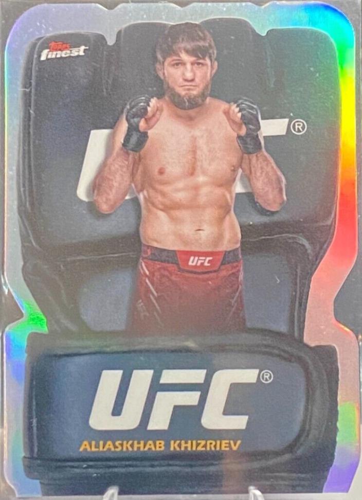 Aliaskhab Khizriev #FGD-36 Ufc Cards 2024 Topps Finest UFC Fight Glove Die-Cut