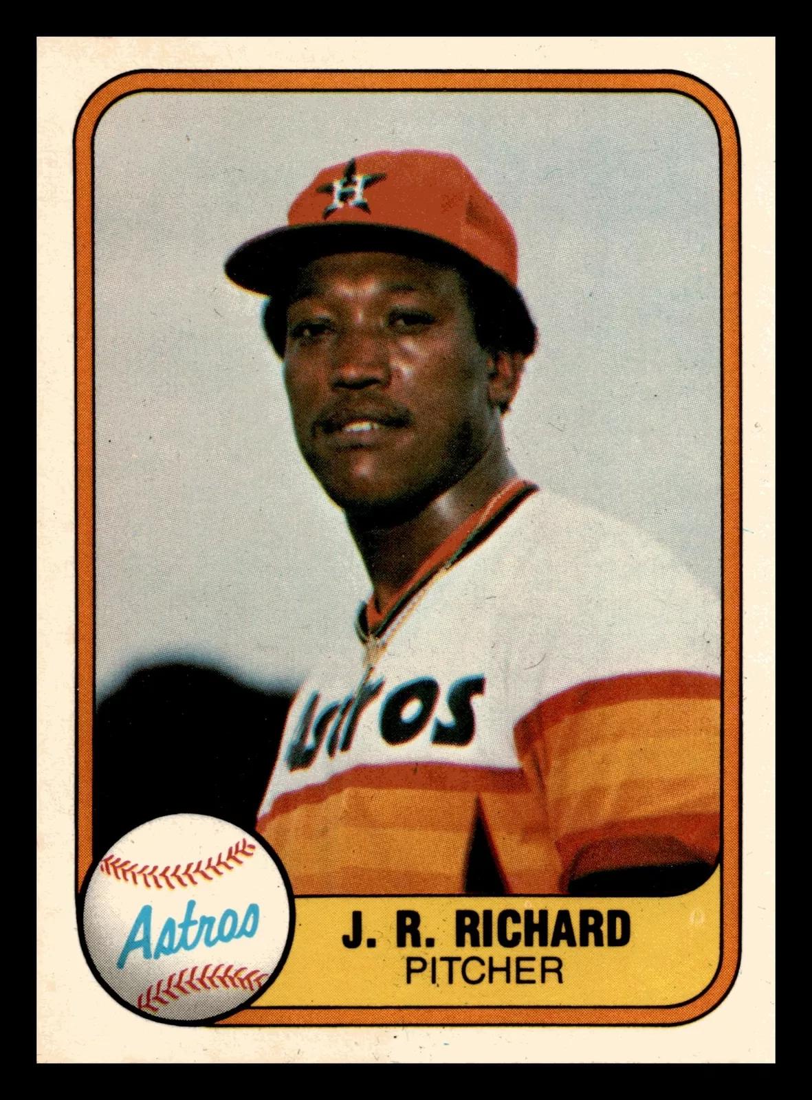 J. R. Richard #56 Baseball Cards 1981 Fleer
