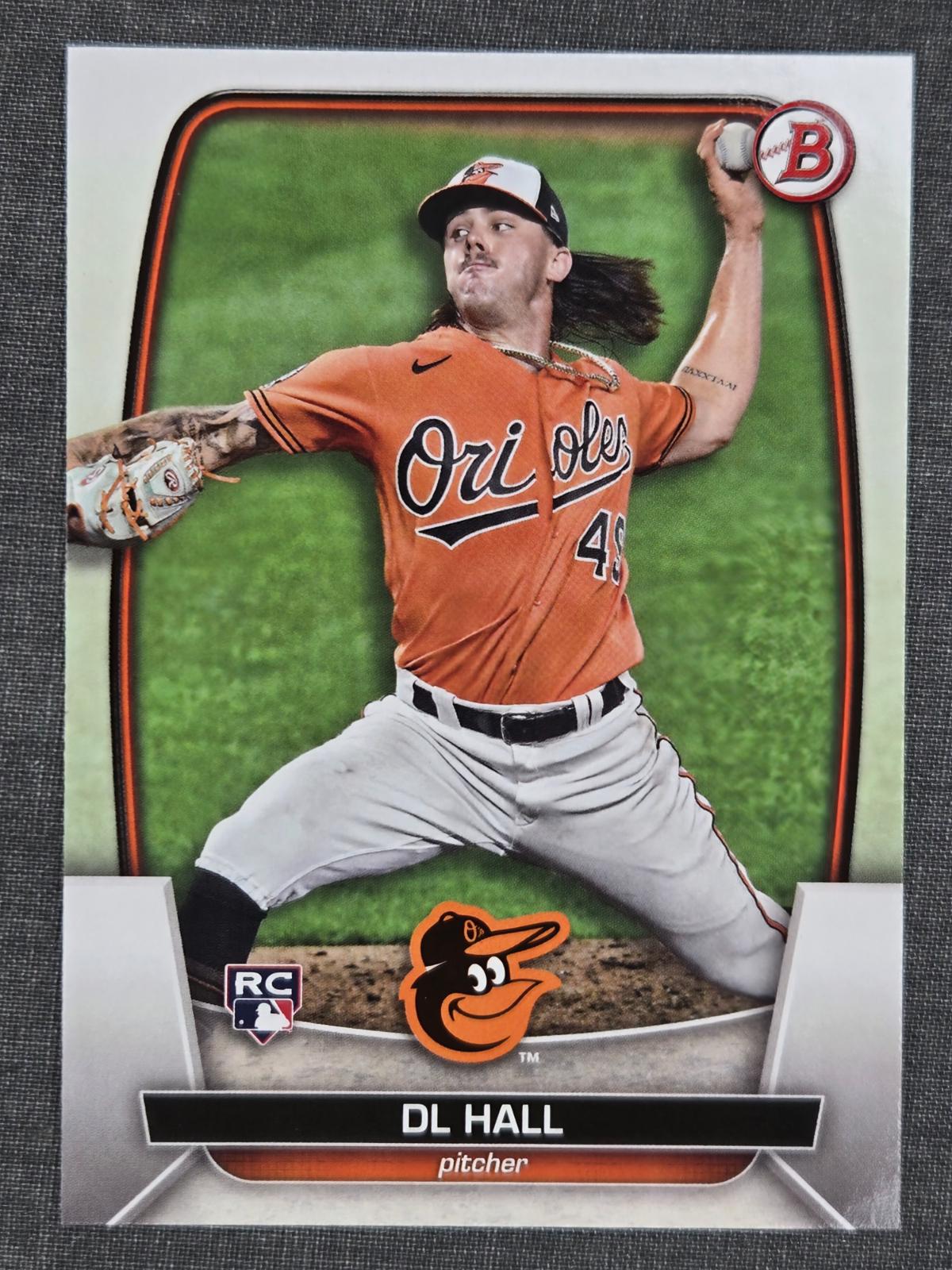 DL Hall #9 2023 Bowman Baseball
