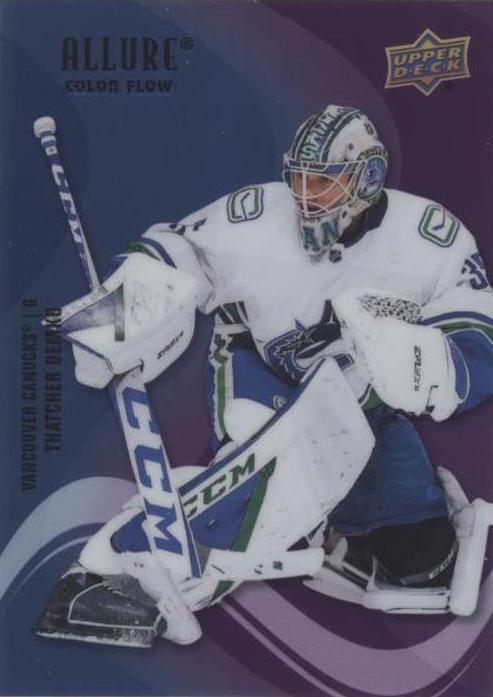 Thatcher Demko #SF-76 2022 Upper Deck Allure Color Flow Hockey