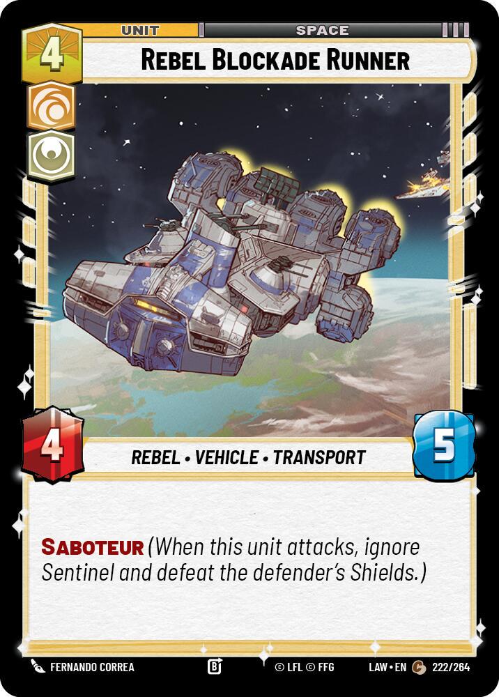 Rebel Blockade Runner #222