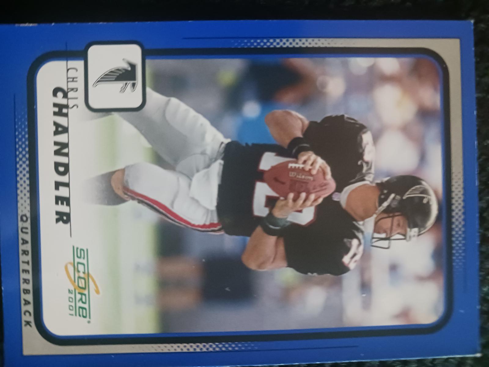 Chris Chandler #7 Football Cards 2001 Panini Score