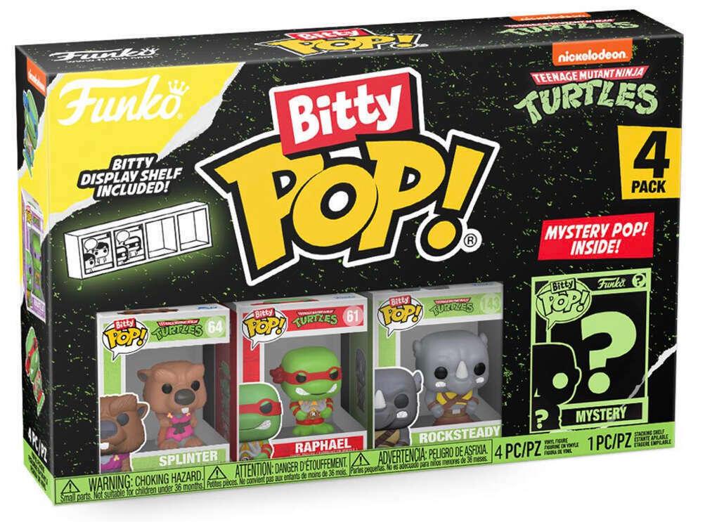 Teenage Mutant Ninja Turtles 4 Pack: Series 3 Funko POP Bitty