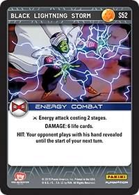 Black Lightning Storm S52 Dragon Ball Z Evolution