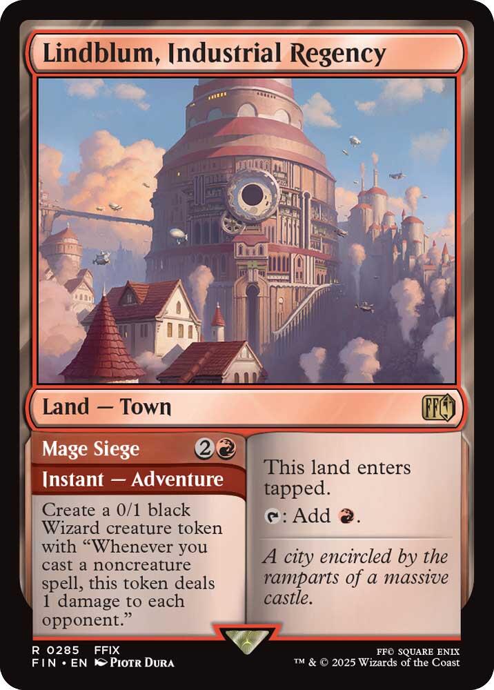 Lindblum, Industrial Regency [Foil] #285 Prices | Magic Final Fantasy |  Magic Cards