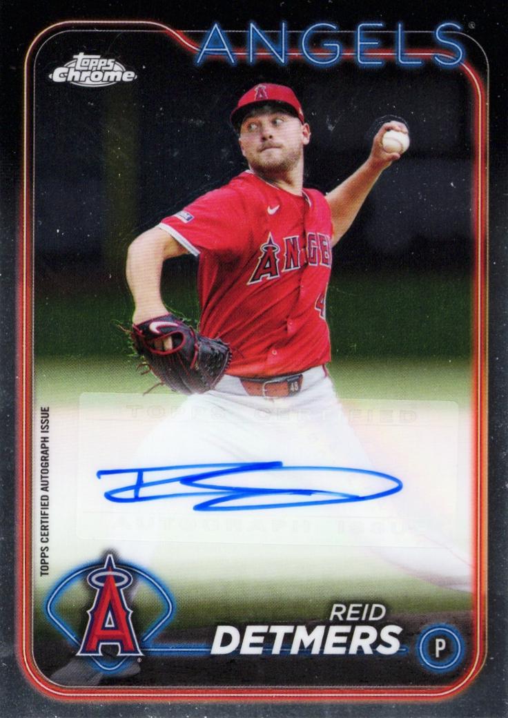 Reid Detmers #AC-RD 2024 Topps Chrome Update Baseball Autographs