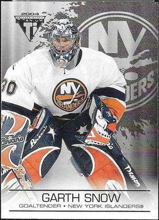 Garth Snow #66 2003 Pacific Private Stock Titanium Hockey